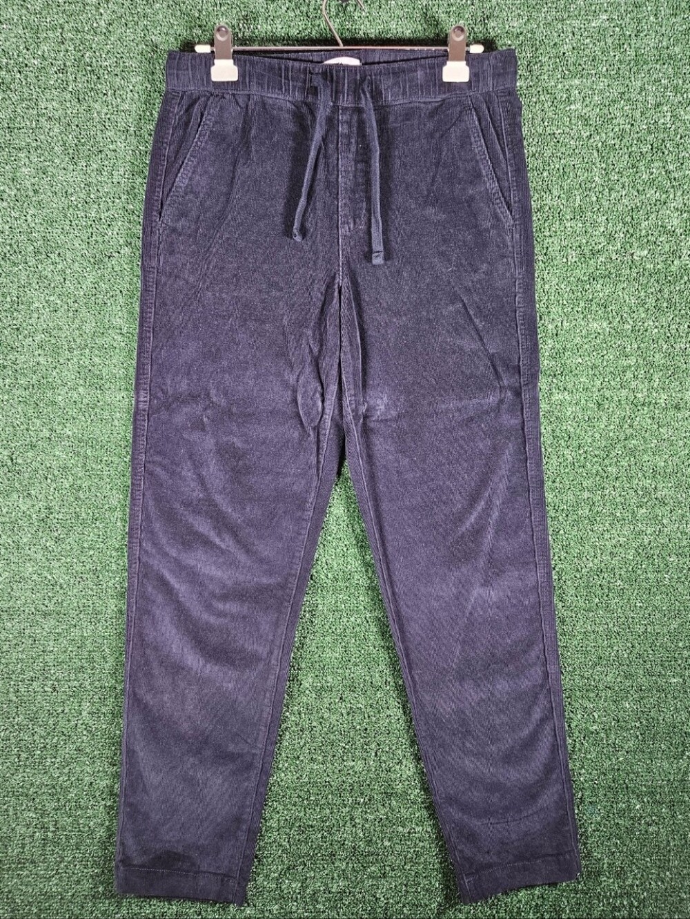 Sonoma Navy Corduroy Pants / Elastic Drawstring Waist / Mens Size Small